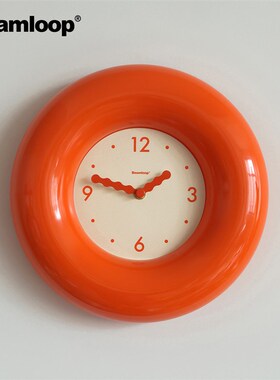 啵乔botro静音钟表p挂钟客厅2024新款简约现代家用时钟挂墙中古