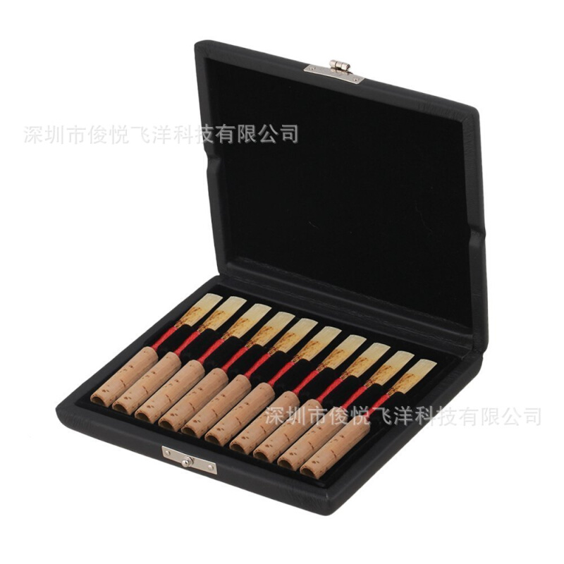 厂家批发 双簧管哨片盒 10支装 黑色 乐器配件 哨片保护盒