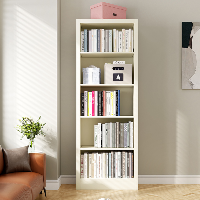 书架置物架落地简约家用学x生经济型柜子客厅木质简易收纳书柜