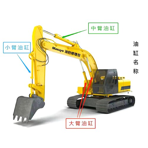 现代R265d 305 150 215 225一7-杠七挖机大中小臂油管夹子固定抱