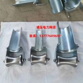 孔口滑车 坑口井口保护滑轮 钢轮半边管口滑轮 电缆孔口保护滑轮