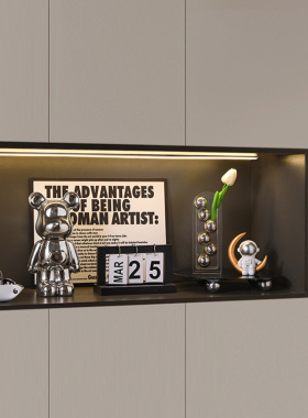 轻奢进门入户软装玄关摆件客厅餐边柜钥匙收纳T托盘家居装饰品