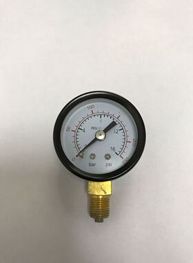 y-40 0-16bar 0-230psi 外壳直径40mm - 42mm 螺纹m10x1 压力表