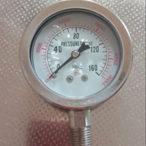 Y60高压油压表液压表耐震仪表抗震压力表160Mpa不锈钢压力表ZG1/4
