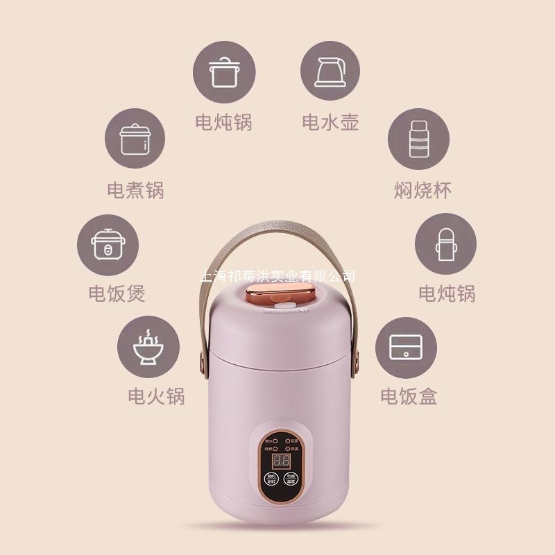 便携式电炖杯多功能电煮锅煮粥煲A汤煮饭办公室宿舍保温预约电炖
