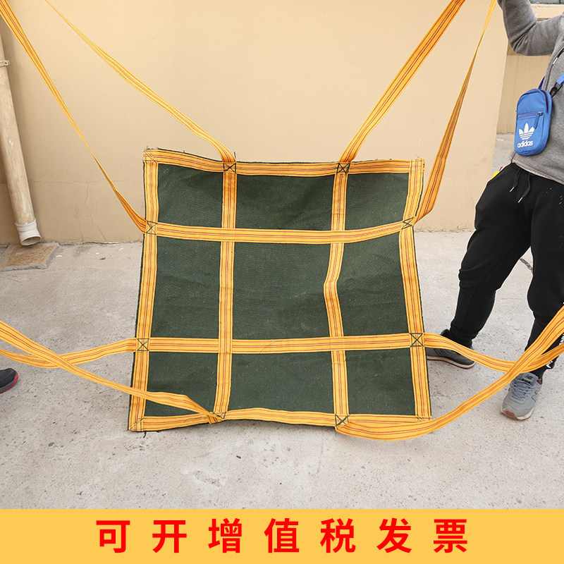 帆布软托盘吨袋 1吨p太空袋小区装修沙子水泥吨包袋集装袋吊袋