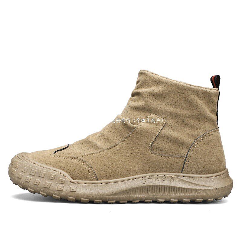 劳保男鞋秋季防水防滑工地干活上班轻便男士N工作鞋运动鞋子马丁