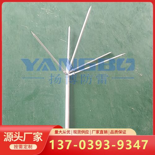 架空线路避雷针 输电线塔 多针单针避雷针 接闪器 可按需定 制