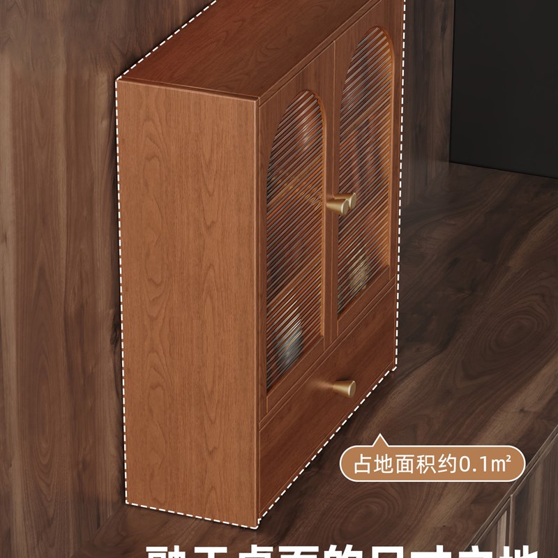桌面茶具茶柜f置物架新中式小型博古架茶叶茶壶茶室摆件收纳展示