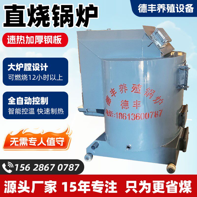 畜牧养殖锅炉燃煤取暖锅炉大鹏鸡舍养猪J厂加温自控节能水暖锅炉