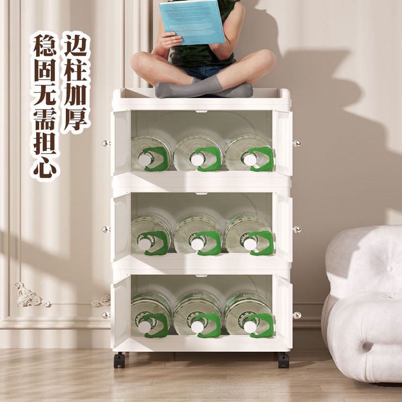 双开门收纳箱家用衣服衣物衣柜收纳塑料折叠整理箱储物玩具整理柜
