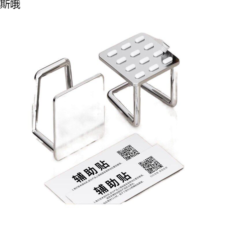 卫生间置a物架浴室脸盆收纳架免打孔壁挂厕所收纳柜放脸盆挂钩神