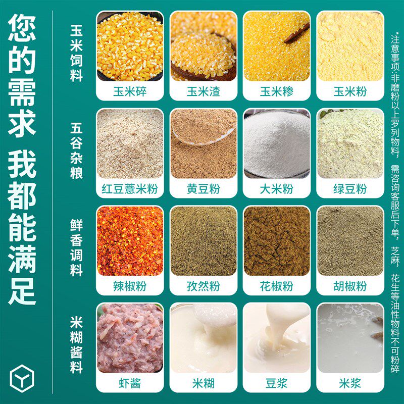 磨浆机家用商用干湿两用磨粉超细打豆腐机K器电动小型米浆机粉碎