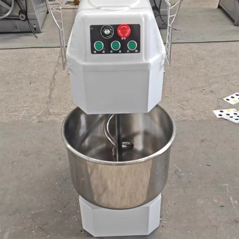 定制商用和面机双速双动3v0升搅面机变频不锈钢拌面机和面机