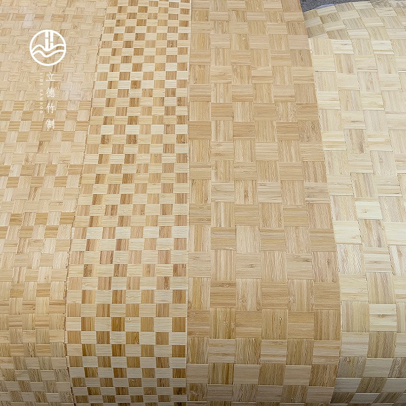 天然十字竹皮编天花板吊顶中日式背景墙装饰纯手工竹制席面非墙纸