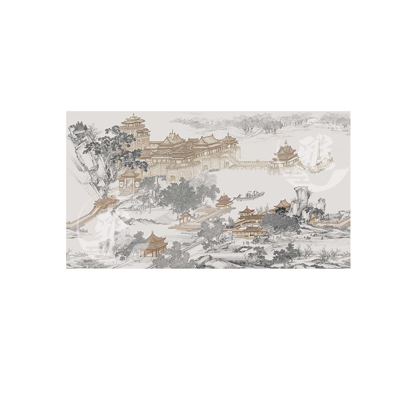 定制立体玑理浮雕背景p墙硬包现代简约客厅卧室豪华欧式背景墙软
