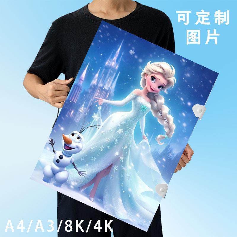 手提4k作品集海报册a3奖状收纳夹资料册8k美术画册a4文件夹收藏夹
