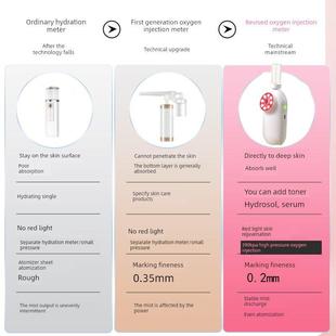新款注氧仪高压红光纳米喷雾器家用手持精华导入水光补水仪美容院
