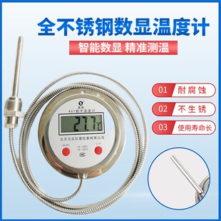 电子数显双金属温度计探头高精度测水温计WST/DTM491工业高温温度