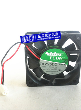 原装日本6015 Nidec DC12V 0.16A TA225DC R33965-16 6CM散热风扇