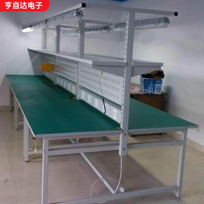 不锈钢验室工作操台双面防静电作实台流水操作台咨询客服电子厂工