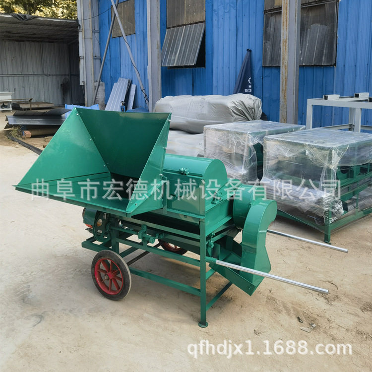 小型家用干湿两用稻油菜籽脱粒机