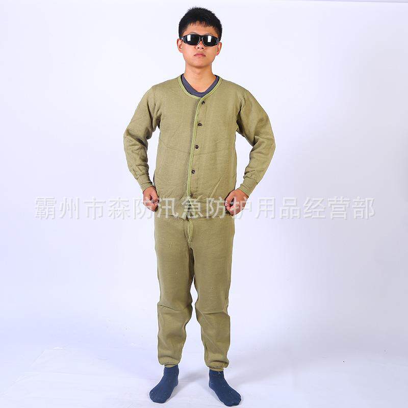 老式衣衣矿工井下作业保暖绒绒衣煤矿绒衣裤户外暖服劳保绒裤保男
