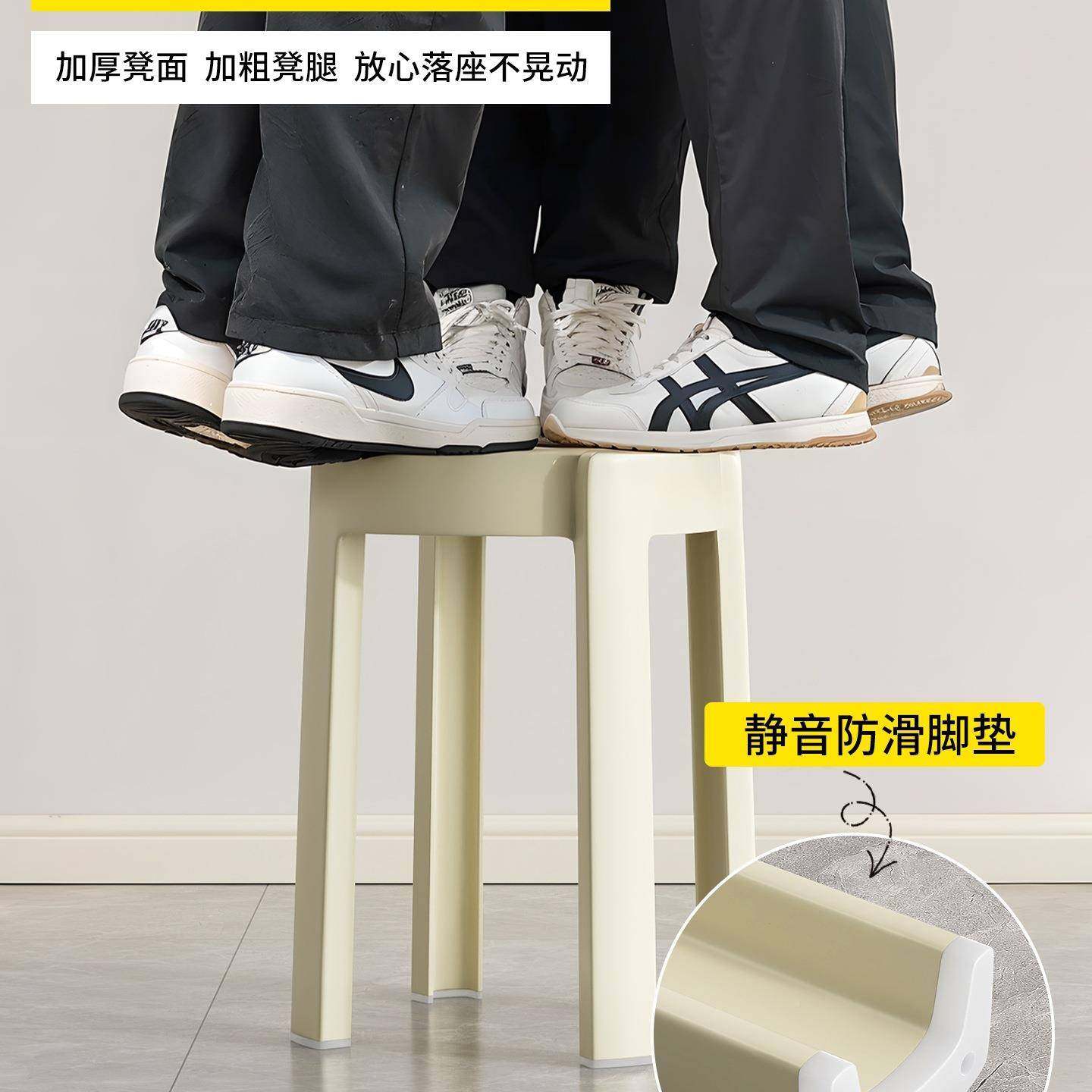 塑凳985用子家用加厚叠放圆凳结实耐高板凳客人备用料胶凳可餐桌,基础建材,脚轮/万向轮,淘宝优惠券,粉丝福利购,淘宝优惠卷