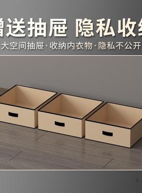 易衣代柜现简约经济型ZVC实布衣柜结耐用简组装布艺收纳带抽屉挂