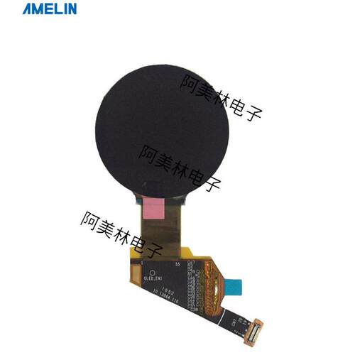 1.39OLED显M示寸0屏VBB400*400分辨率IPI接口30亮度AMOLED屏圆屏