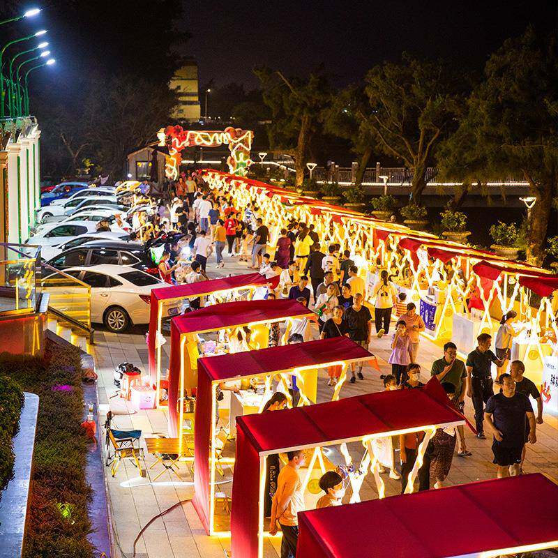 网红移动市摊BTJ-001位架景集夜售卖摆摊架商区场活动户外展示架