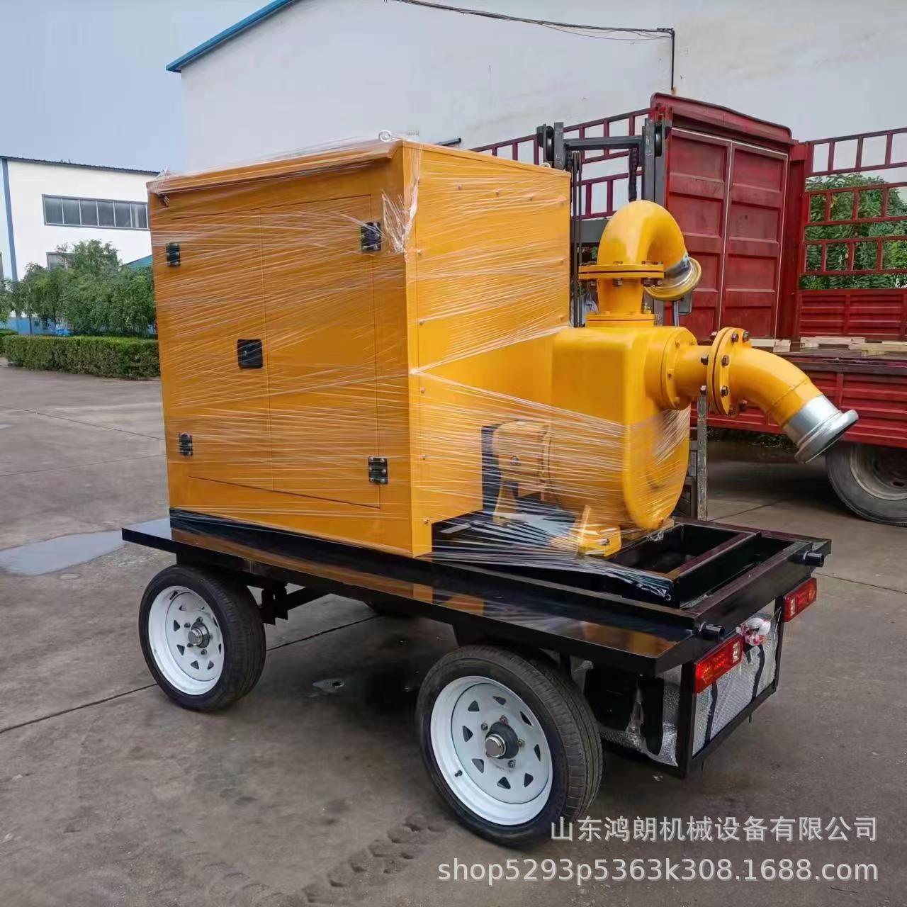 汽油污水泥浆自吸应急排涝泵