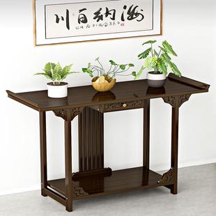 新中式玄桌件家用入户玄关柜摆供佛台供关奉桌香案条案桌古风346