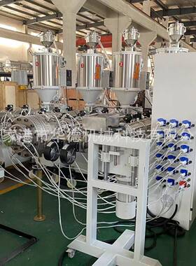 P3350PH四层管产设备四色PPR冷0热水管6生产生线2-3PP-R管材挤出