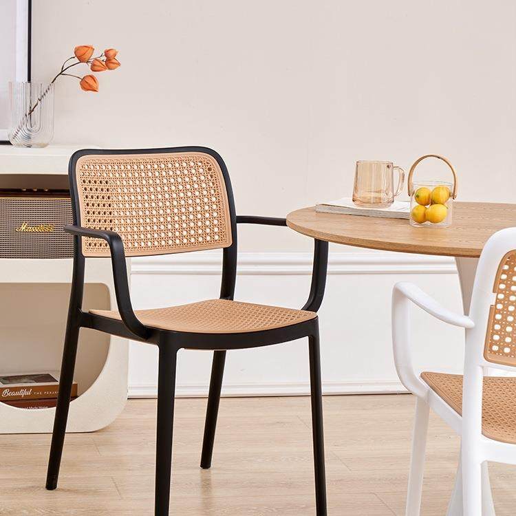 扶手塑料椅仿子家用编餐椅靠背椅可叠放餐桌藤气凳子SOL阳台休闲,电子元器件市场,其它元器件,淘宝优惠券,粉丝福利购,淘宝优惠卷