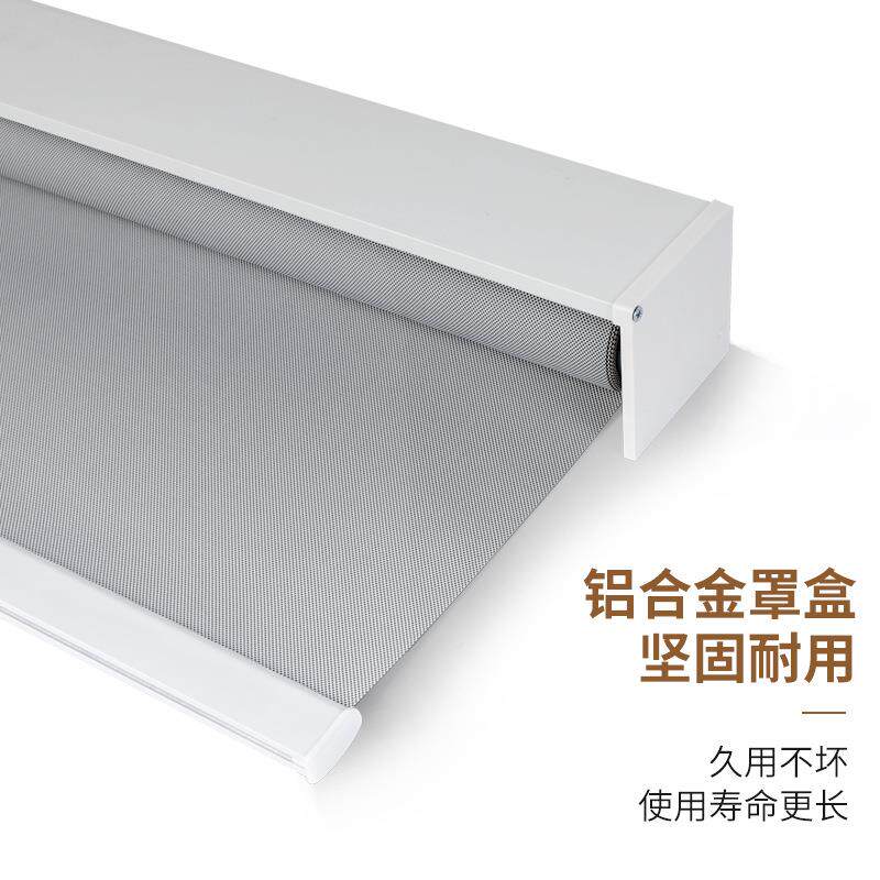 半窗自动升降簧弹卷帘遮阳防晒卷拉式遮阳公弹簧卷帘帘无绳酒店办