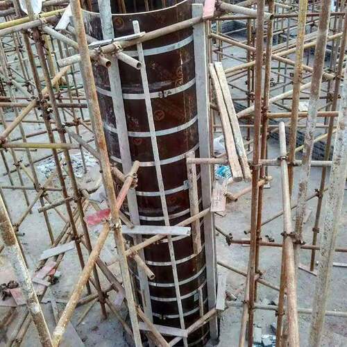 工SDQ程模具混凝制土注柱塑木异形板建筑胶圆模板竹板圆木模板