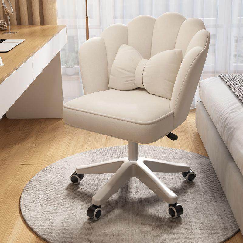 网红花瓣学书桌电脑椅女生卧室化生妆椅学妆习椅梳子台家用KIS办