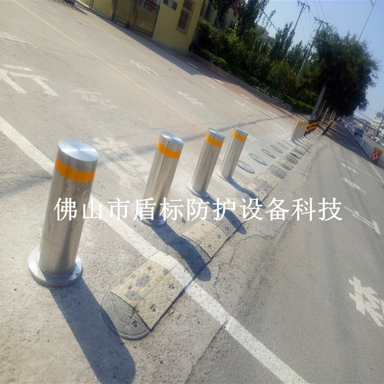 固定柱可移动路桩不锈钢手动