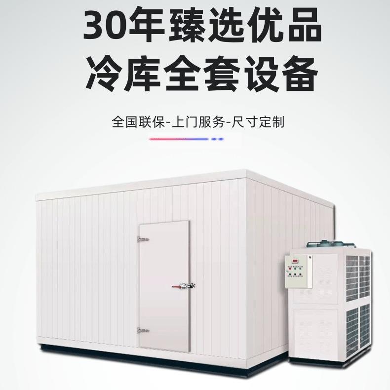 冰887立方冷冻库全套设备保鲜库冷柜冷库制速冷机组移动冻冷库厂