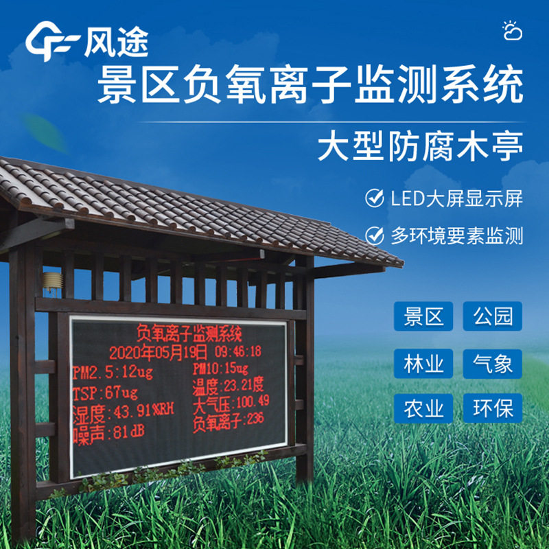 景区公园负氧离子监测系统