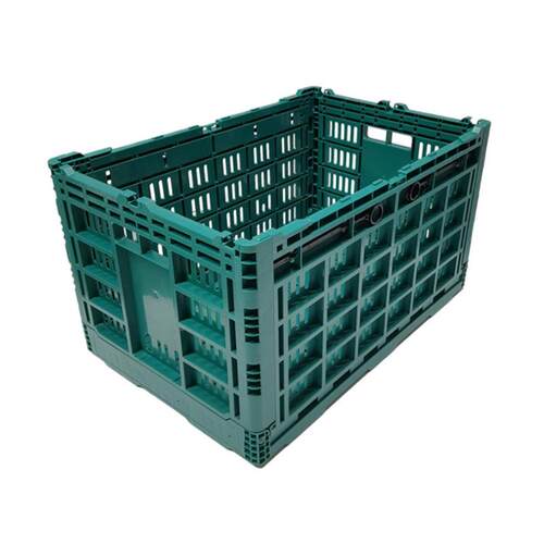 600-34果蔬折叠塑筐水果店商场水蔬菜陈列筐超市料XKX0果筐周转