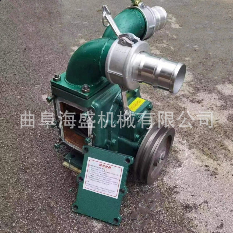 柔胶齿轮电启动3寸养殖场抽粪泵