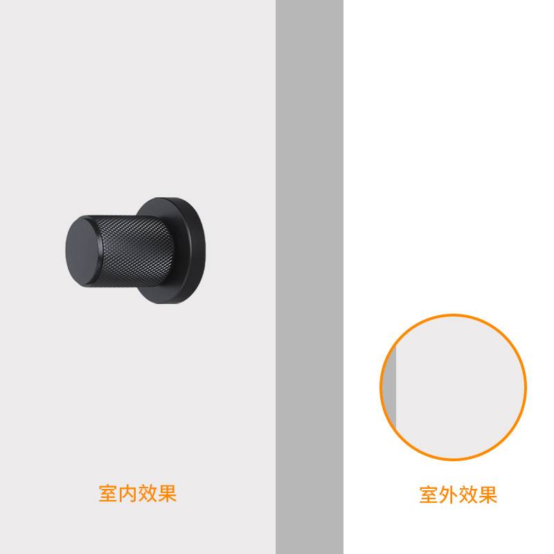 隐形门把锁KR-TW7685卧室内静音隐形锁具门把手斜舌木门整套双面