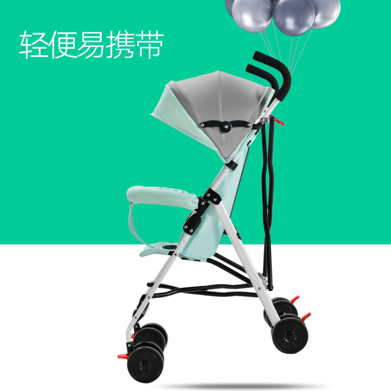 婴儿推车可坐可躺k超轻便简易折叠便携式小手推车儿童小孩宝宝伞