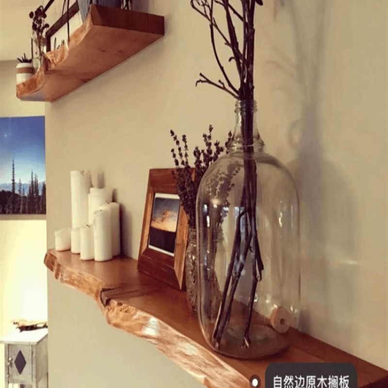 上墙置物c架墙上货架层板挂墙书架隔板展示收纳背景墙装饰