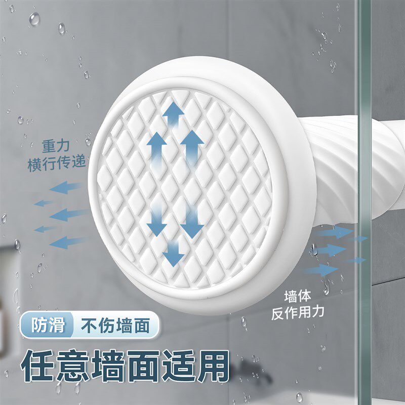静音窗帘轨道免打孔安装滑轨滑轮阳台侧J装窗帘杆挂钩导轨顶装滑