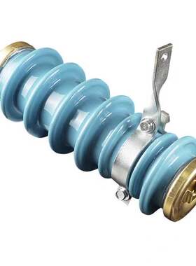 中压氧化锌新型蓝色陶瓷避雷器Y5WS-17/50FT广东型防雷器12KV户外