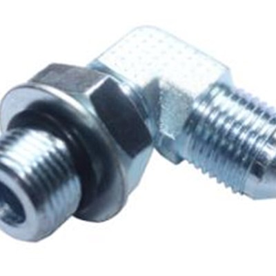 液压接头美制螺纹JIC 74锥面扩口可调向直角过渡管接头1JO9-OG