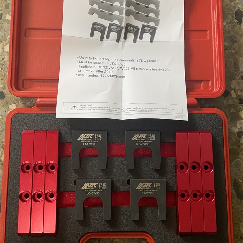 2019年以后奔驰 W217,W222 V8汽油发动机(M176)和M177正时套件